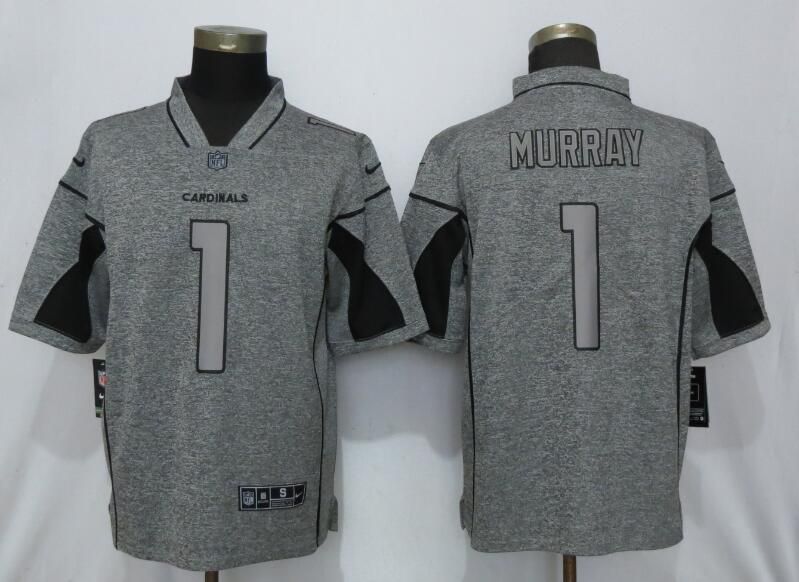Men Arizona Cardinals #1 Murray Gray Nike Vapor Untouchable Stitched Gridiron Limited NFL Jerseys->new york giants->NFL Jersey